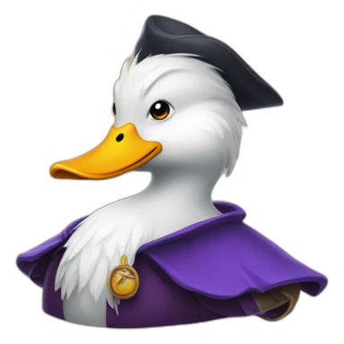 Canard sorcier sticker