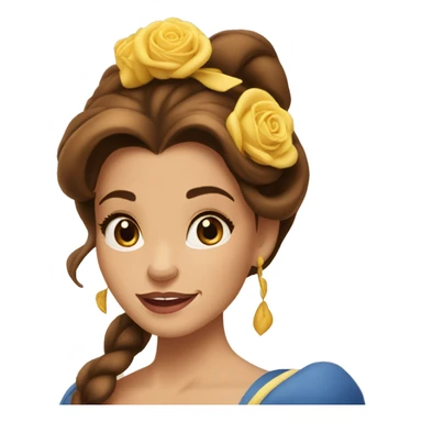 beauty and the beast belle sticker