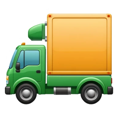 green moving truck sticker