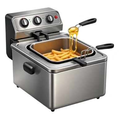 Deep fryer sticker
