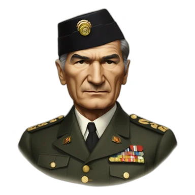 Realist Mustafa kemal atatürk sticker