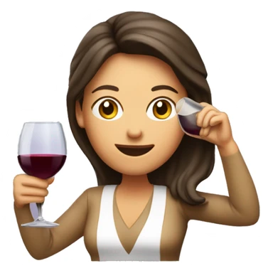 Mom Drinking wine out of decanter sticker