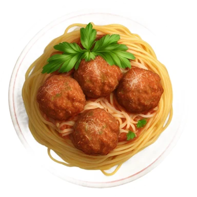 Spaghetti and meatballs  sticker