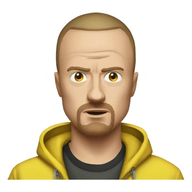 Generate Jessie pinkman with scares how he looked like in the end of season 5 of breaking bad sticker