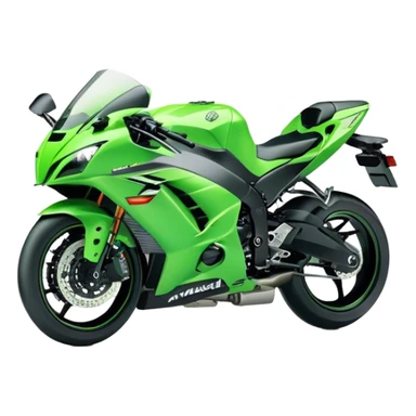 Kawasaki Ninja (Sportbike) - Kawasaki Ninja ZX-10R (Model Year: 2022) (Iconic colour: Green) sticker