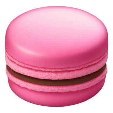 pink macaroon sticker