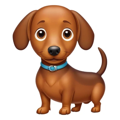 Wiener dog sticker