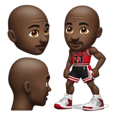 micheal jordan sticker