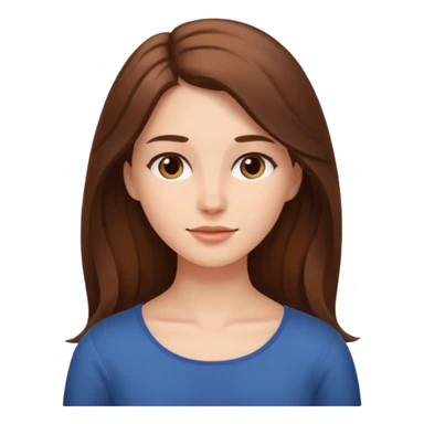 Woman tilting her head towards her shoulders, face is relaxed sticker