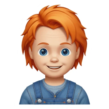 Quiero que me crees un emoji de Chucky sticker