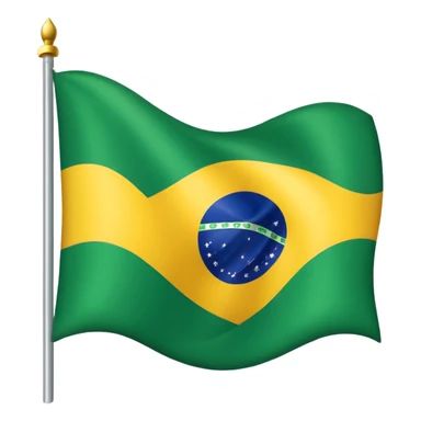 brazil flag sticker