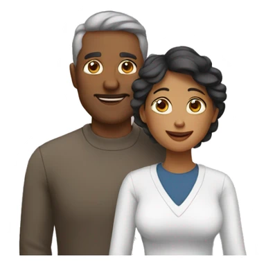 mom and dad  sticker