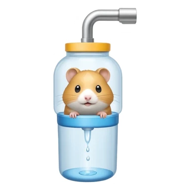 hamster waterer sticker