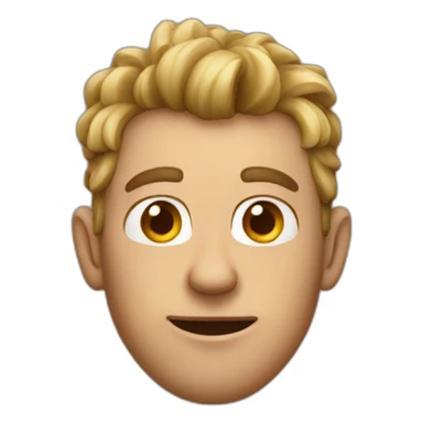 guy with horns sticker