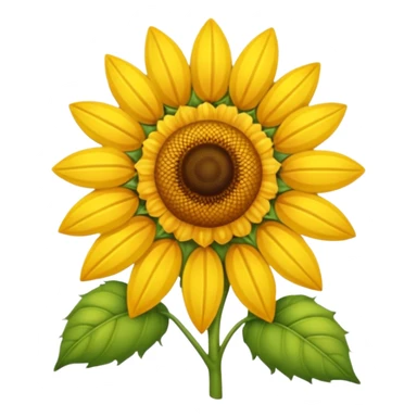 Girasol y avejita sticker