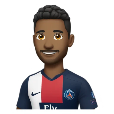 Joueur de FooTball Sri Lankais au Psg sticker