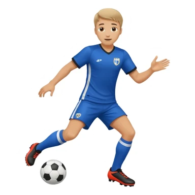 soccer player doing ball tricks sticker