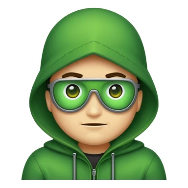 generate a hacker emoji sticker