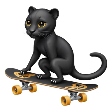 Panther skateboard  sticker