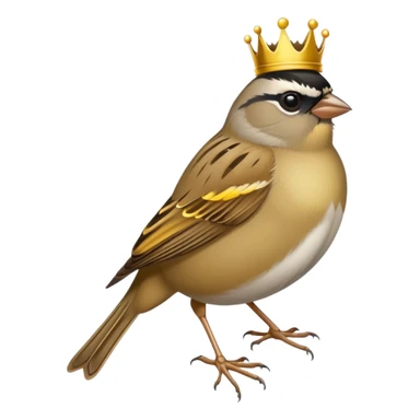 Golden Crowned Sparrow sticker