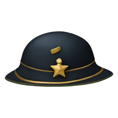 military hat 19 century sticker