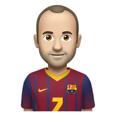 Iniesta sticker