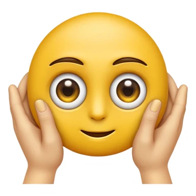 haz un emoji muy enojado mirandome con una mano delante que con dos dedos segnale los ojos, un dedo a ojo sticker