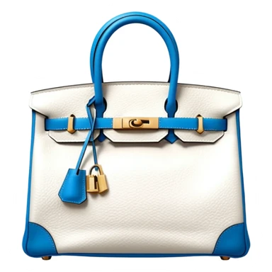 hermes birkin white himalayan bag sticker