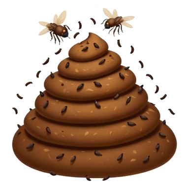  Pile of Poo on Apple iOS sticker