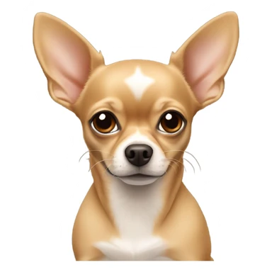 A only light brown Chihuahua ￼with no markings  sticker