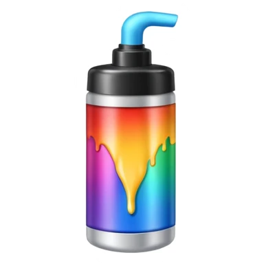 hair dye tube sticker