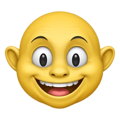 Troll face emoji sticker