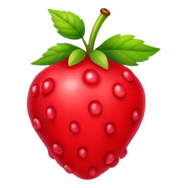A small, round, red fruit, typically sour in taste, often used in drinks or jams, symbolizing the vibrant color and flavor of the red berries sticker