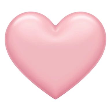Pastel pink heart sticker