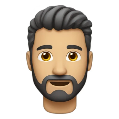 hombre musculoso y exitoso sticker