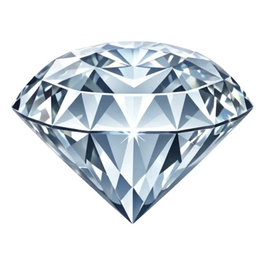 Color pure White diamond sticker