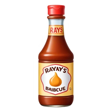 Sweet Baby Ray’s sauce brand bottle  sticker