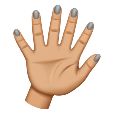 Yvl hand sign hand color grey sticker