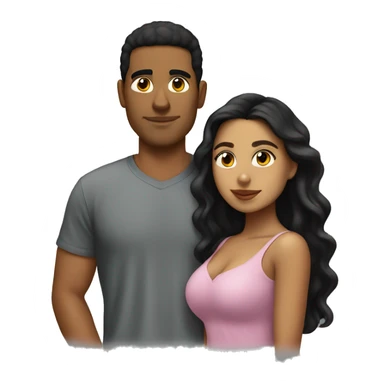 Mexican girl with Dominican boyfriend sticker