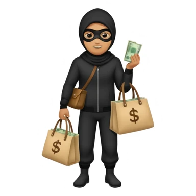 Thief full body sticker