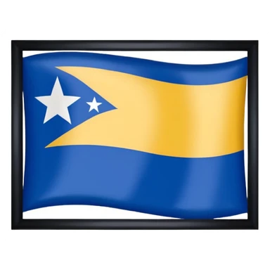 Bandera del estado zulua Venezuela  sticker