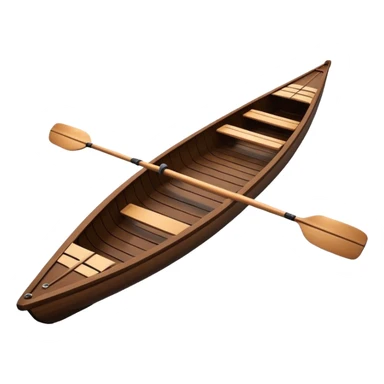 Single scull rowing boat sticker