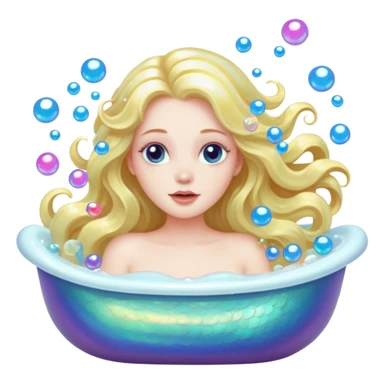 Siren in the bathtub sticker