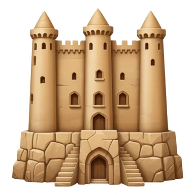 Design me an emoji that looks like Erbil Castle sticker