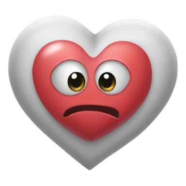 Heart squiggley  sticker