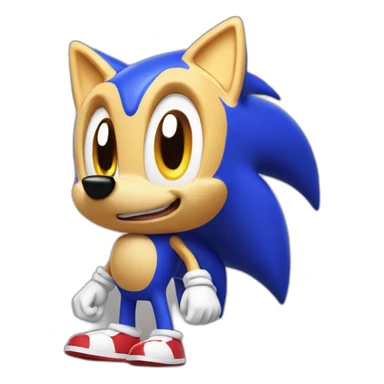 sonic with chilidog sticker
