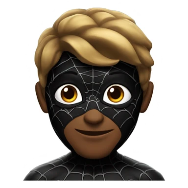 Spiderman with black background sticker