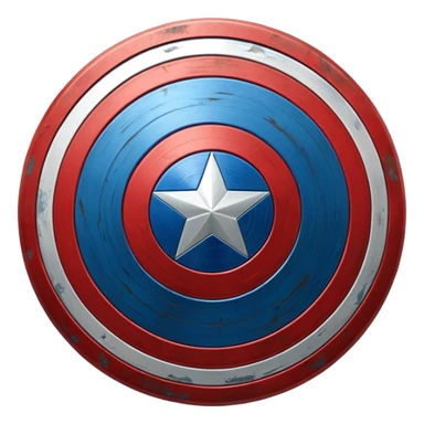Captain America shield sticker