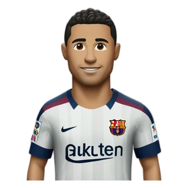 Ronaldo fc Barcelona shirt  sticker