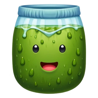 A pickle with underwear on sticker